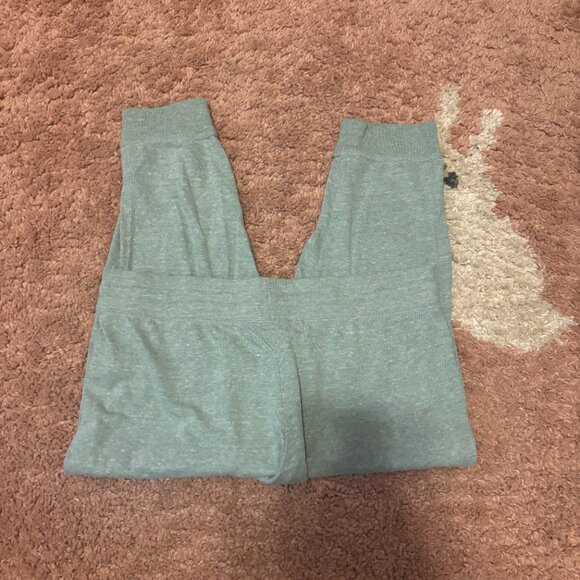 VTG Nike Women’s Size Large Mint Green "JUST DO IT" Capri Jogger Sweatpants SOFT - Picture 5 of 11